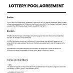 lottery pool contract template